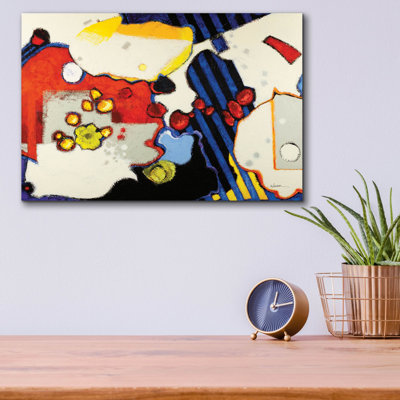 'Gray Spots Mod'  by Shirley Novak Acrylic Glass Wall Art