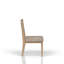 Ensemble de 2 chaises carrées / caramel