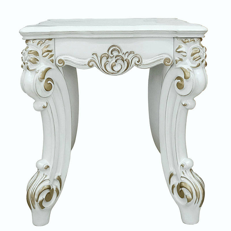Table d'appoint carrée Antique Pearl