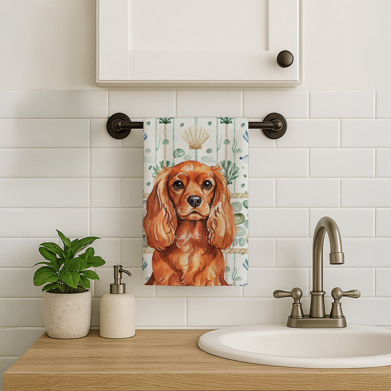 Serviette de cuisine Ruby English Toy Spaniel, Ruby English Toy Spaniel