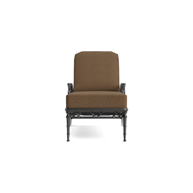 Calcutta Outdoor Chaise Lounge, Fusion Moccasian, Textured Pewter