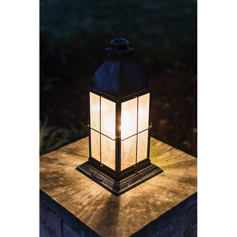 Bingham 3-Light Pier Mount Light, Sienna, 21.75" H x 9.75" W