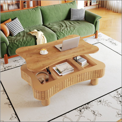 Table basse à plateau relevable