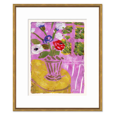 Fuscia Study Print by Dana Gibson