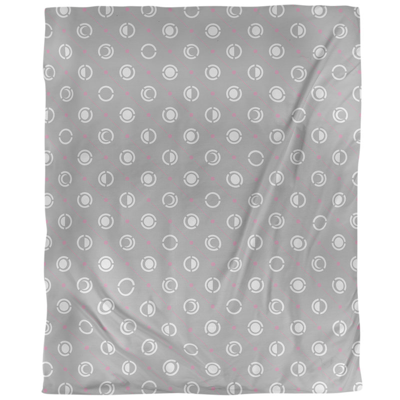 Housse de couette simple Moon phases, Housse de couette simple TG, Microfibre, Accent rose