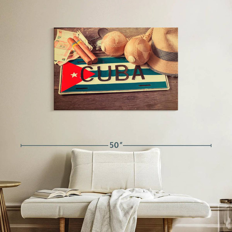 All About Cuba, 26" H x 39" W