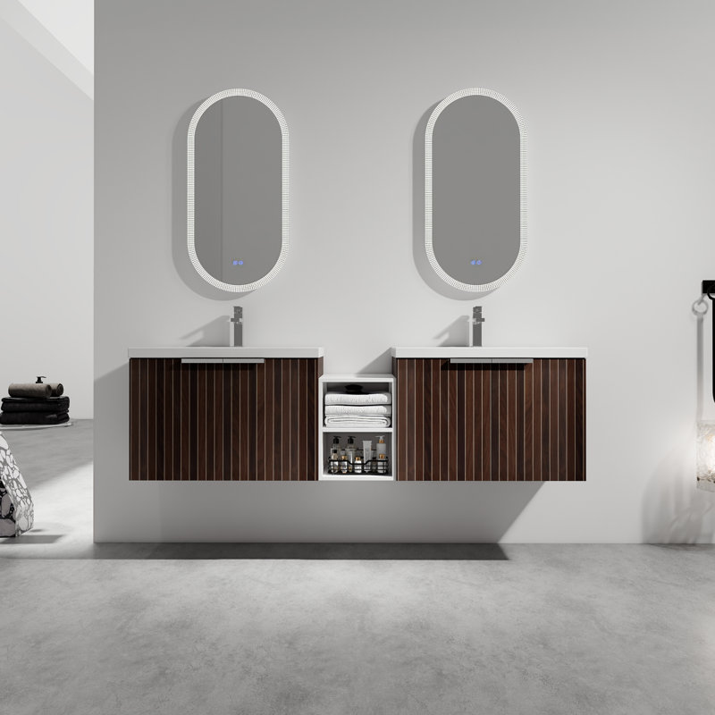 Ensemble de meuble-lavabo flottant 72 po
