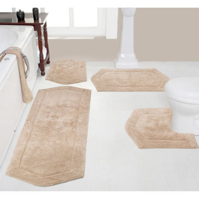 Morissette 4 Piece Bath Rug Set