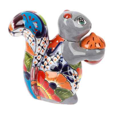 Novica Handmade Sylvan Tradition Ceramic Sculpture