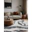 Tapis gris lavable à la machine-913806548