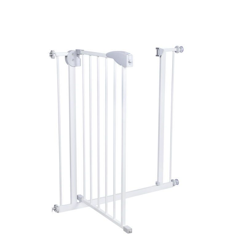 Barrière de sécurité pour bébé et animal de compagnie, barrière de sécurité à double verrouillage avec fermeture automatique