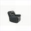 Fauteuil oscillant inclinable manuel inclinable avec garniture cloutée Recliners | Noir | Cuir retravaillé-2068085296