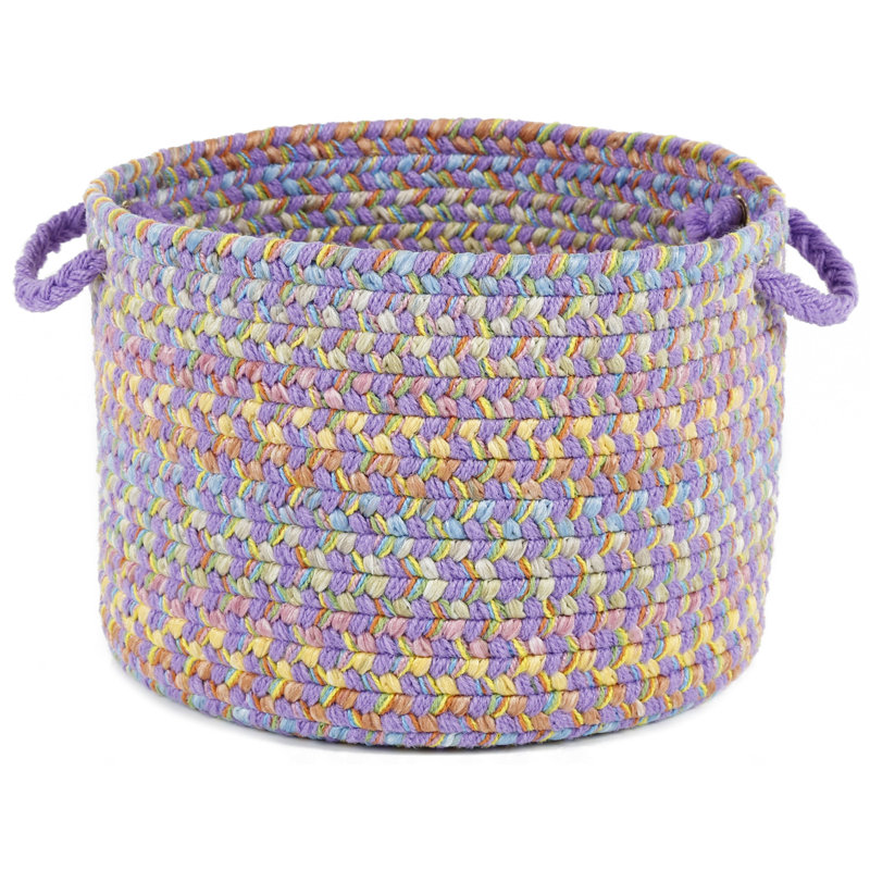 Panier en tissu Berklee, H 10 po x l 14 po x P 14 po, Violet