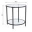 Glass Top End Table