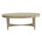 Antique White Coffee Table with Bottom Shelf