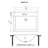 Ruvati 21 x 17 inch Drop-in Topmount Bathroom Sink Stainless Steel-81183357