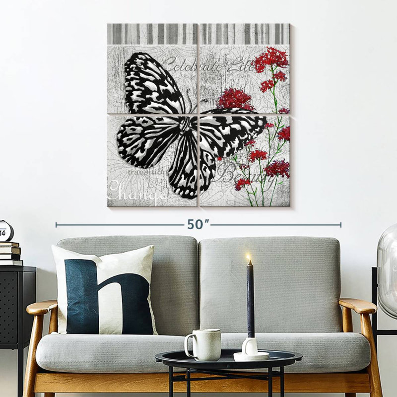 Brampt célèbre la beauté de la vie, H 32 po x l 32 po