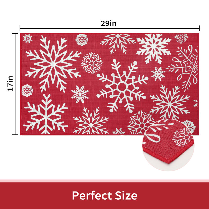 Paillasson Christmas, L 17 po x L 29 po