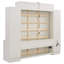 Grand lit escamotable avec bureau et armoires de rangement, lit mural en bois peu encombrant avec tiroirs, blanc-1409895486