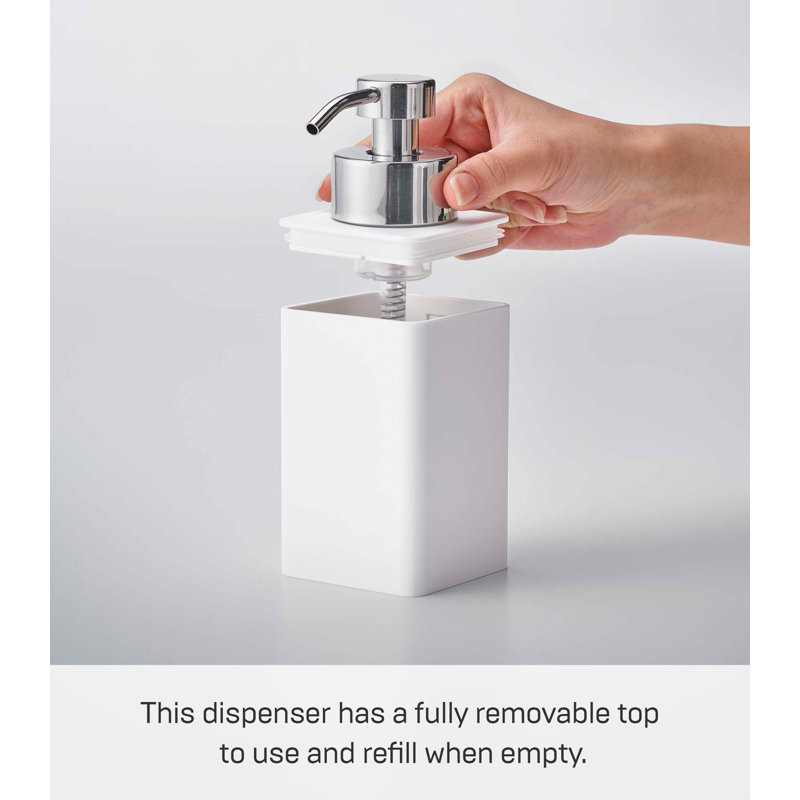 White Modern Minimalist Foaming Soap Dispenser