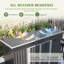 Remise pour outils de rangement en métal 8X4Ft