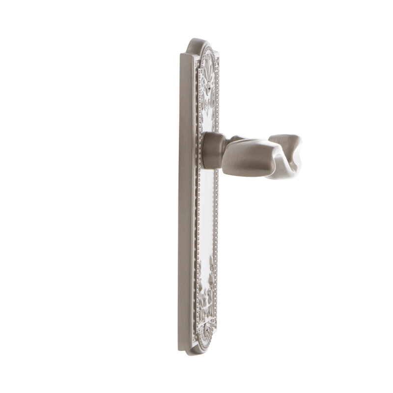 Grandeur Parthenon Plate Double Dummy with Portofino Lever, Satin Nickel