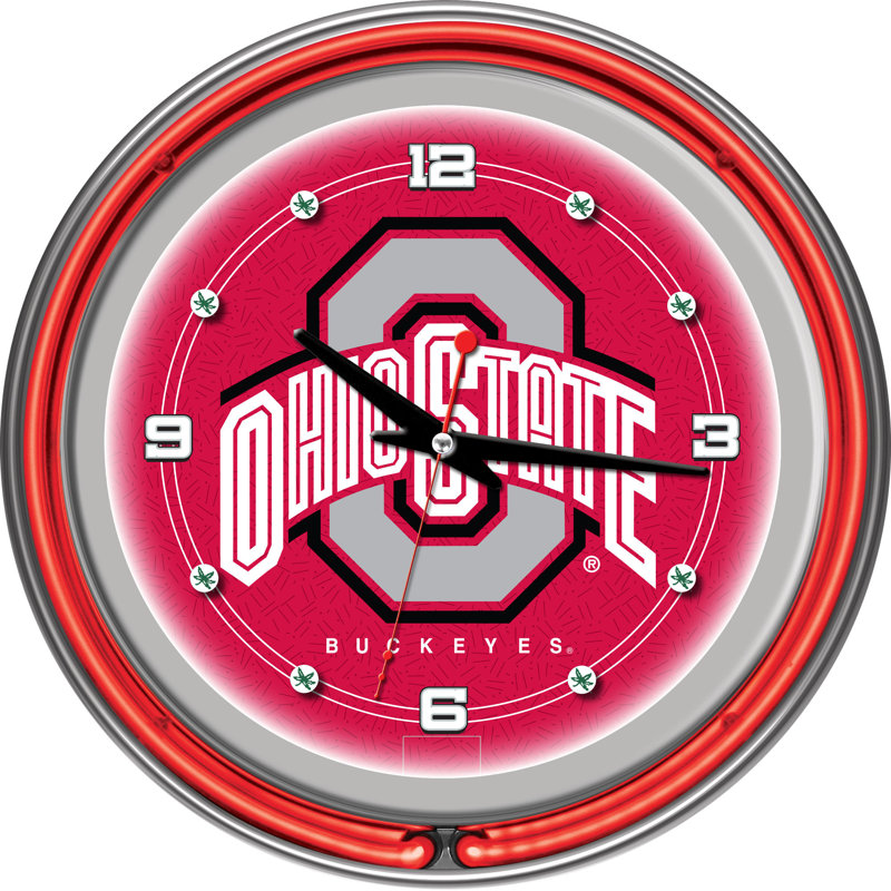 Horloge murale 12" team NCAA, Ohio State