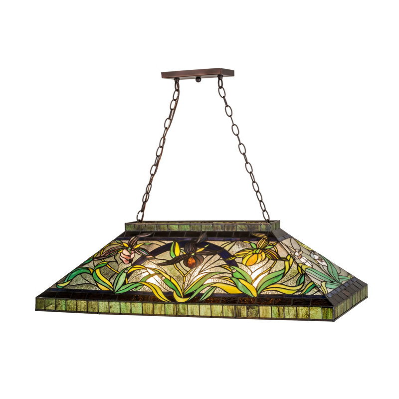 Lady Slippers Oblong 3 - Light Pendant