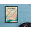 « montréal city map », reproduction d’impression sur affiche en tricolore-22633809
