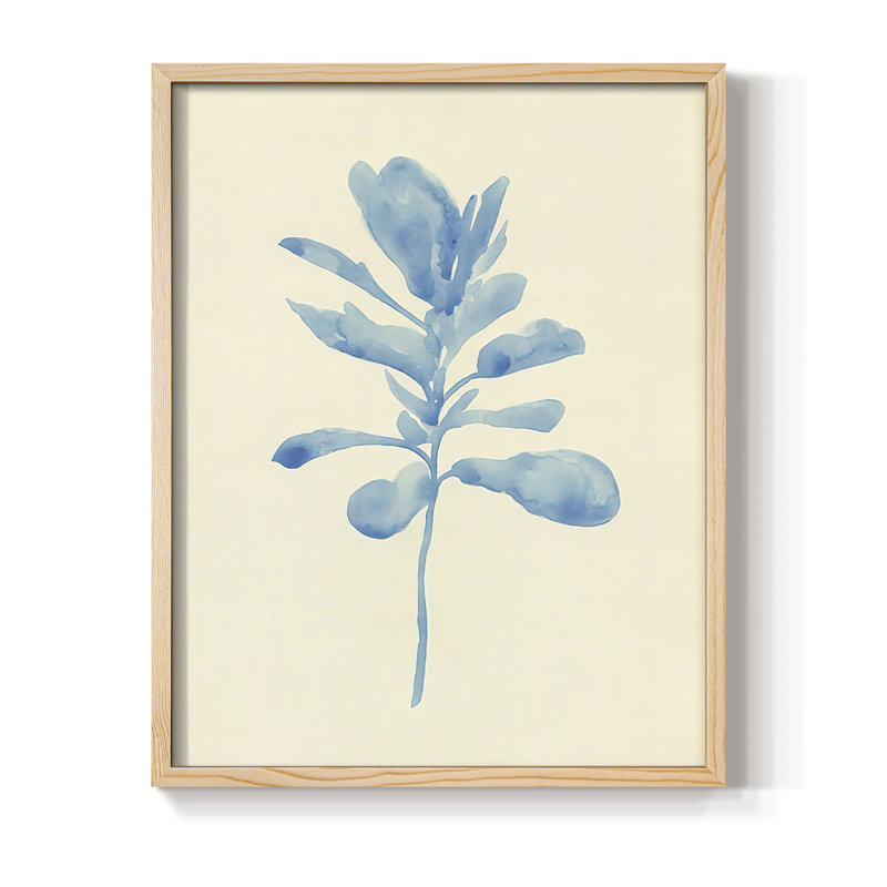 Verditer Fig IV Framed Print - Solid Wood