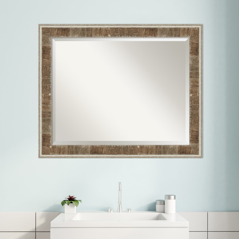 Miroir meuble-lavabo biseauté Kamdyn, H 27 po x l 33 po