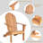 Edaline Acacia Outdoor Adirondack Chair-2083196397