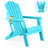 Uniopolis Foldable Outdoor Adirondack Chair-1559222017