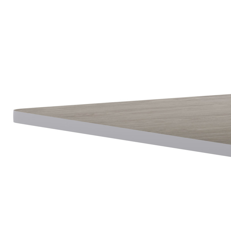 Plateau de table avec plateau en stratifié réversible, l 24 po x L 30 po, Gris / Blanc