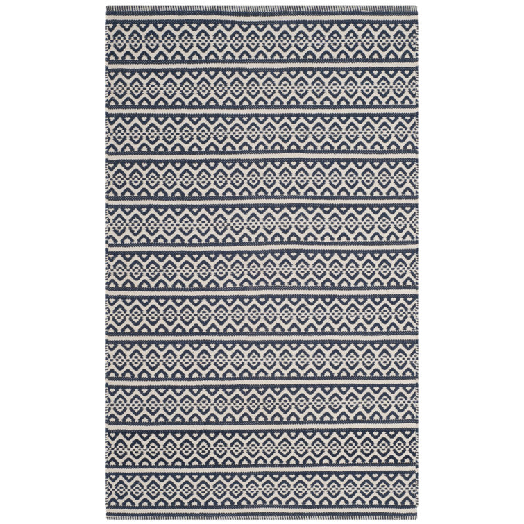 Melaina Hand Woven Cotton Striped Rug