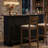 63-Inch Home Bar Unit Wine Bar Table With 2-Tier Storage Shelves And Footrest For Home Pub-120921490