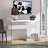 Allegonda 44'' Console Table with Glass Frame-2083085058