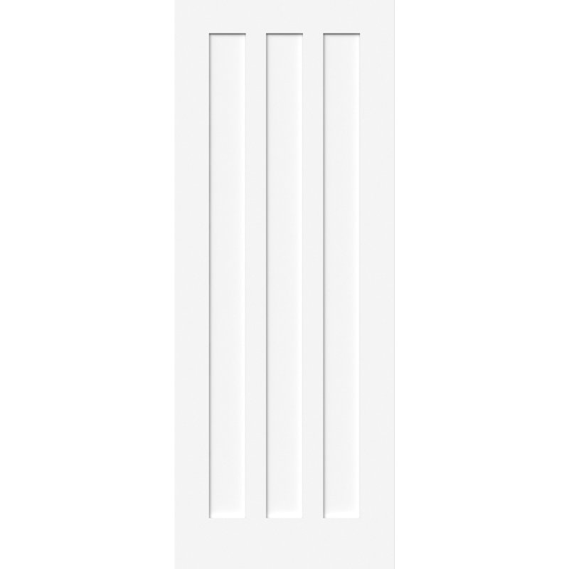 Aston White Internal Doors, 198.1cm x 68.6cm x 3.5cm (H x W x T)
