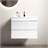 Integrated Surface Basin WITHOUT Drain And Faucet, Glossy White Color-1472868386