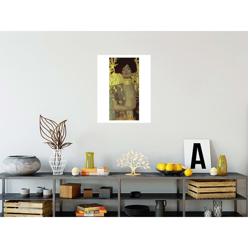Judith par Gustav Klimt - Estampe numérique, H 28 po x l 22 po
