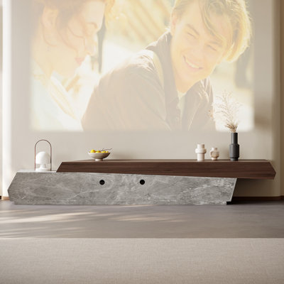 Italian Minimalist and Light Luxury TV Cabinet by Orren Ellis
