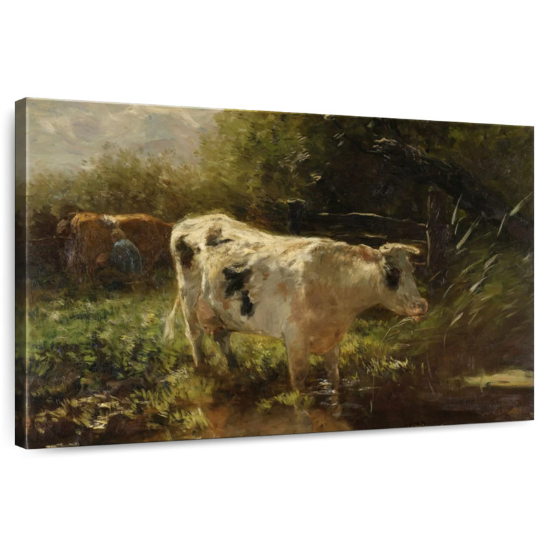 Brampt Simple Cow, 8" H x 12" W