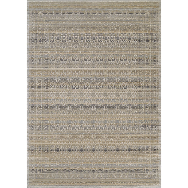 Demeatra Medina Earthen Floral Indoor Outdoor Area Rug, Rectangle 5' x 7'10"