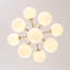Lustre en forme de globe spoutnik 13 lumières Kohlmeier -128341928