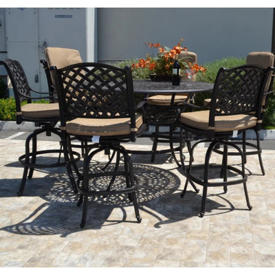 Nola 6 - Person Four Leg Base Dining Set