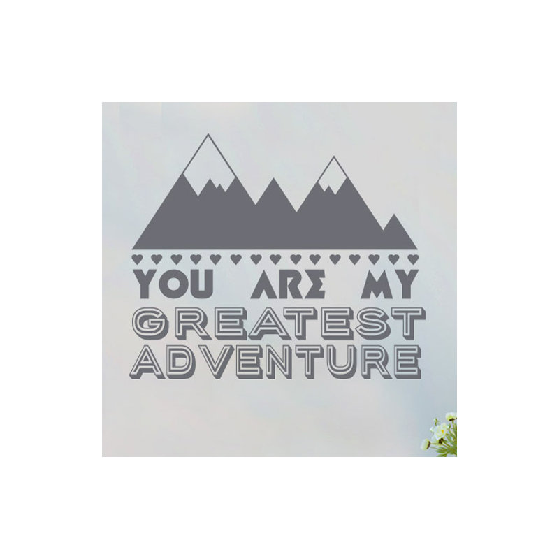 Wall Decal, Medium, Grey