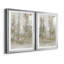 Fourré d'arbres I - Encadré sous verre, ensemble de 2, grande décoration murale pour salon-1889069039-1889069038