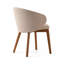 Tuka Upholstered Armchair with Wooden Frame-1131327081-1188789868