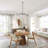 Jashea Round Solid Wood Dining Table