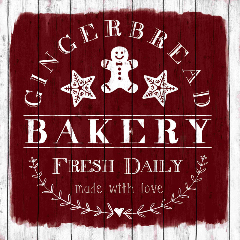" Gingerbread Bakery 2 ", 20" H x 20" W  